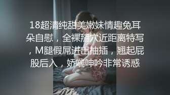 18超清纯甜美嫩妹情趣兔耳朵自慰，全裸掰穴近距离特写，M腿假屌进出抽插，翘起屁股后入，娇喘呻吟非常诱惑