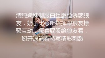 清纯嫩妹制服白丝露脸诱惑狼友，奶子比心听指挥跟狼友撩骚互动，撅着屁股给狼友看，掰开逼逼看特写精彩刺激